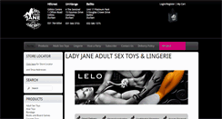 Desktop Screenshot of ladyjane.co.za